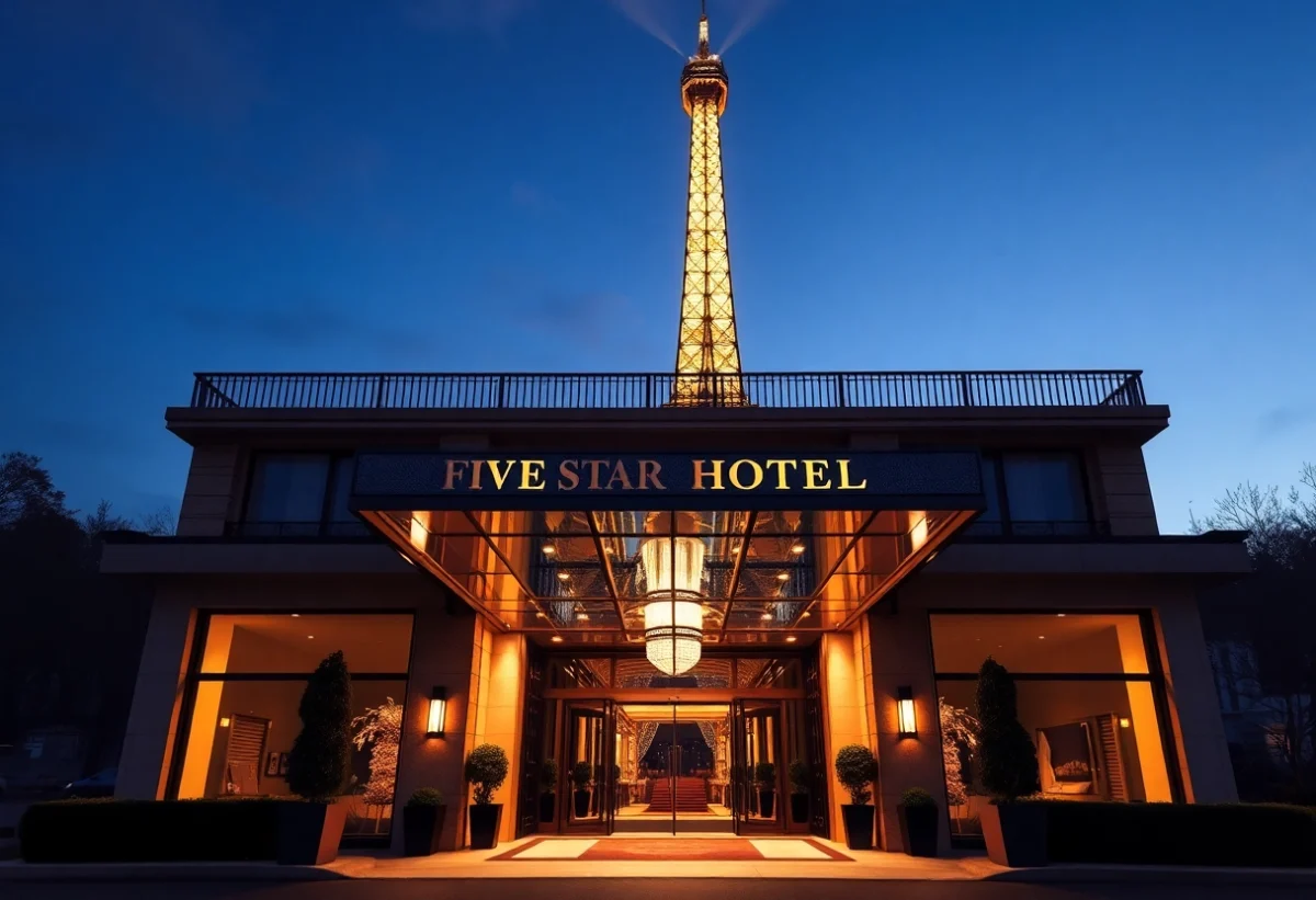 Votre hôtel 5 étoiles à Paris à deux pas de la Tour Eiffel