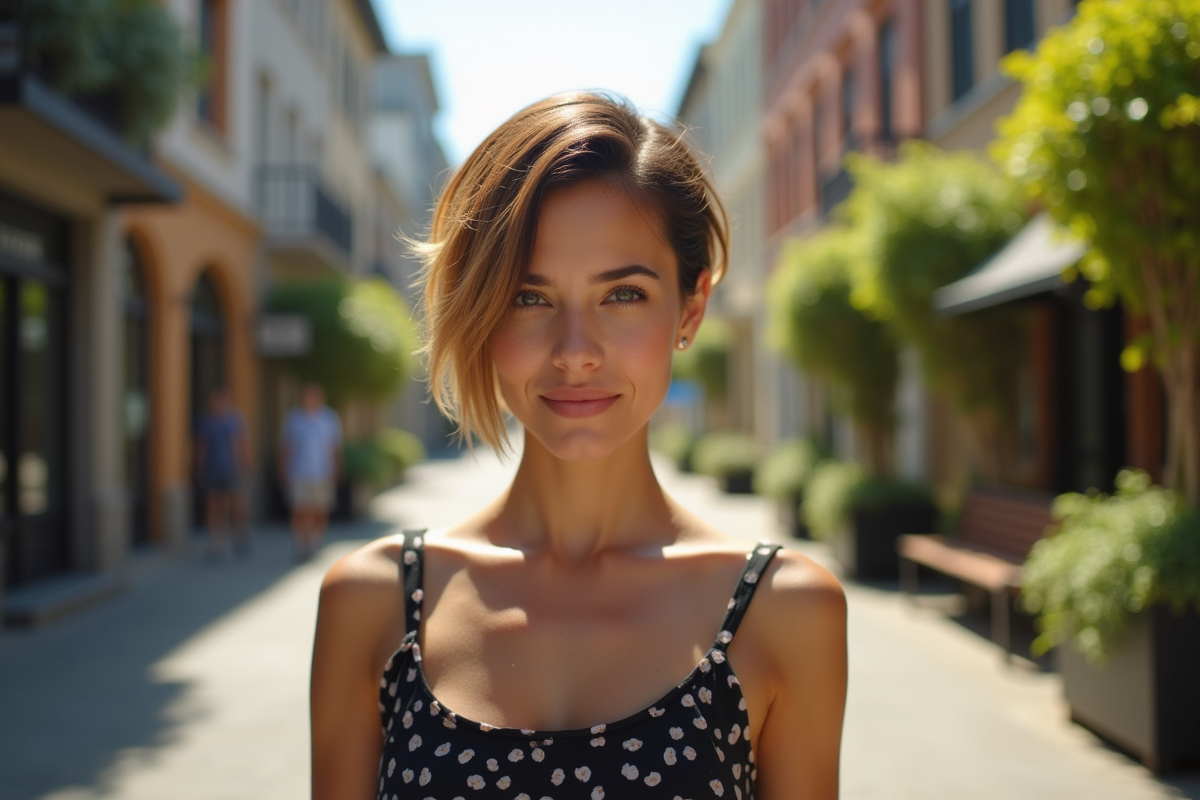 cheveux courts