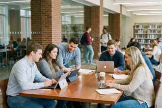 Groupe d'étudiants universitaires en collaboration