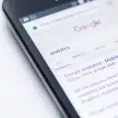 smartphone showing Google site